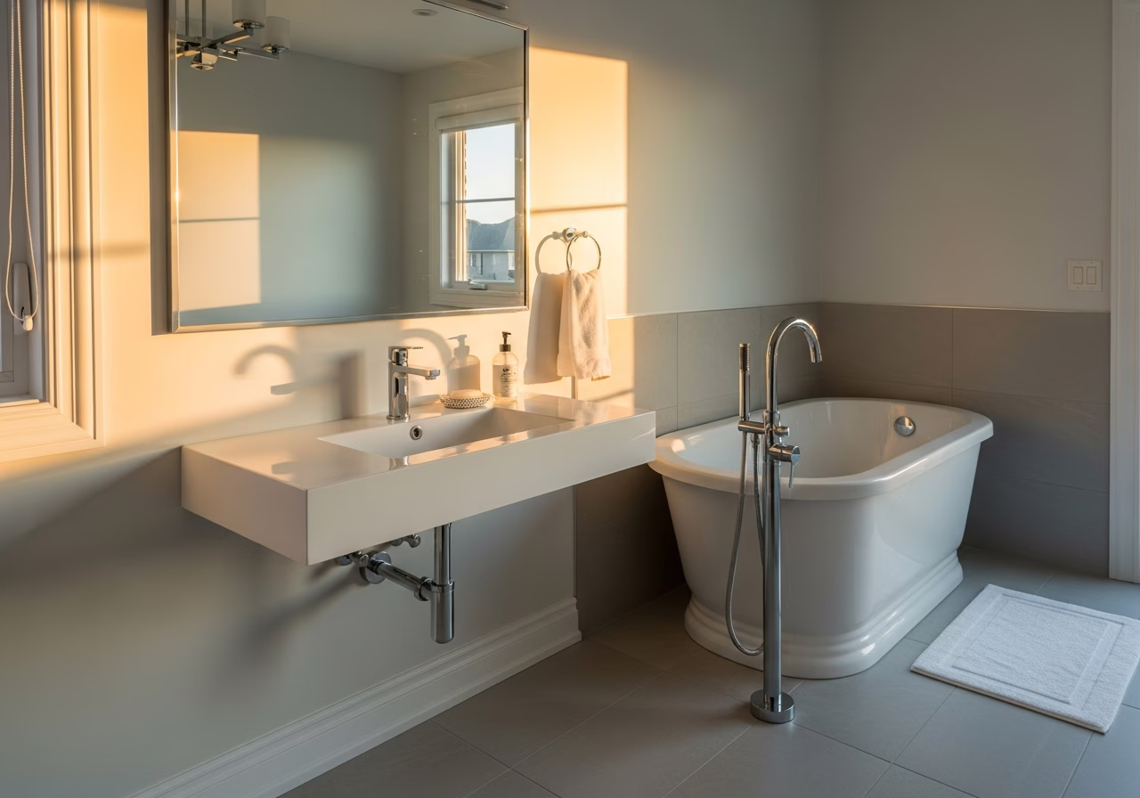 Water Softener Installation — finished result in a Toronto or GTA home by RenoHouse