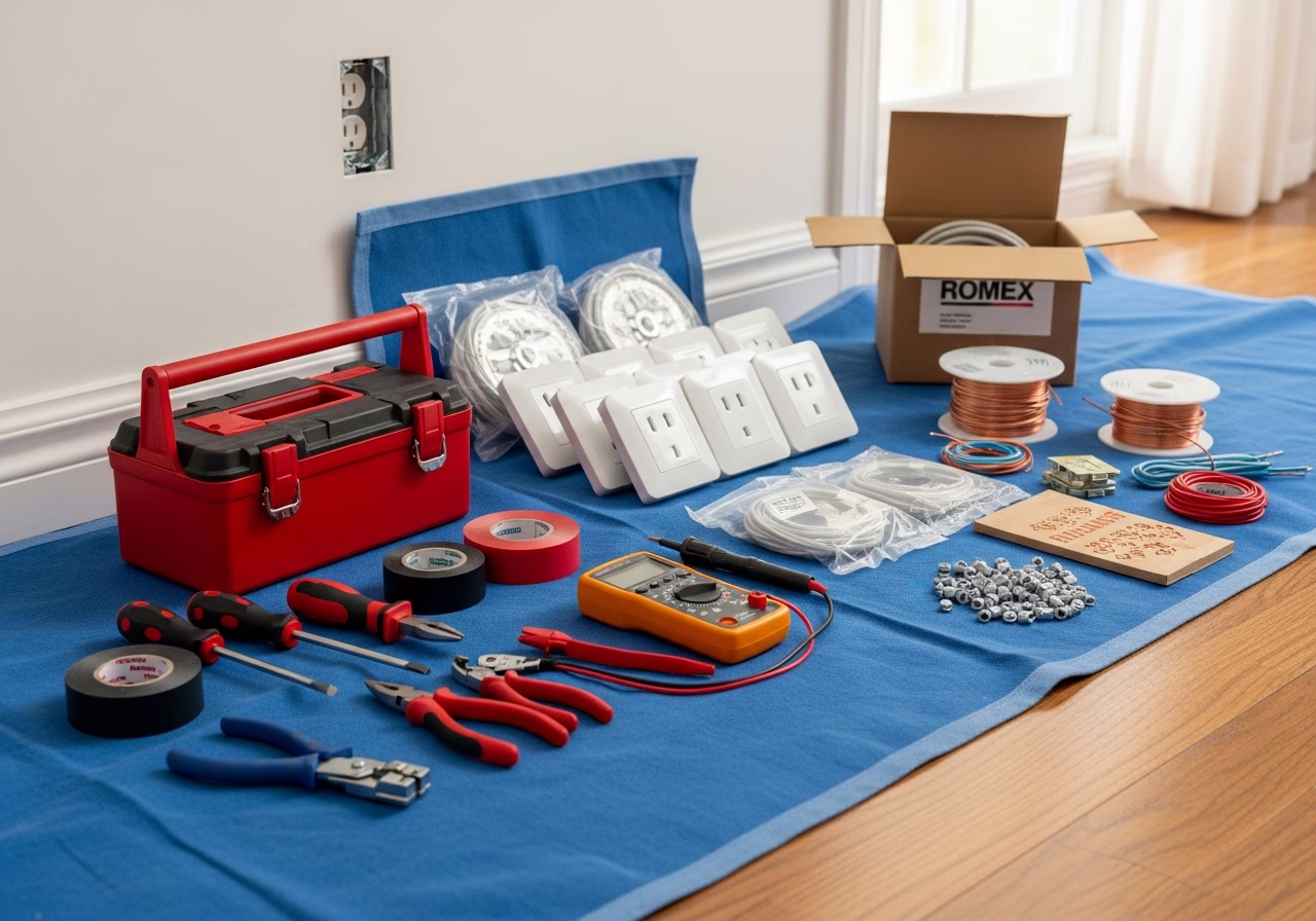 Whole-Home vs Essential Loads Battery Backup โ tools and materials staged in a Greater Toronto Area home