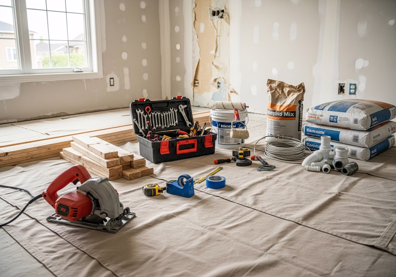 Will Window Film Crack My Condo Windows — tools and materials staged in a Greater Toronto Area home