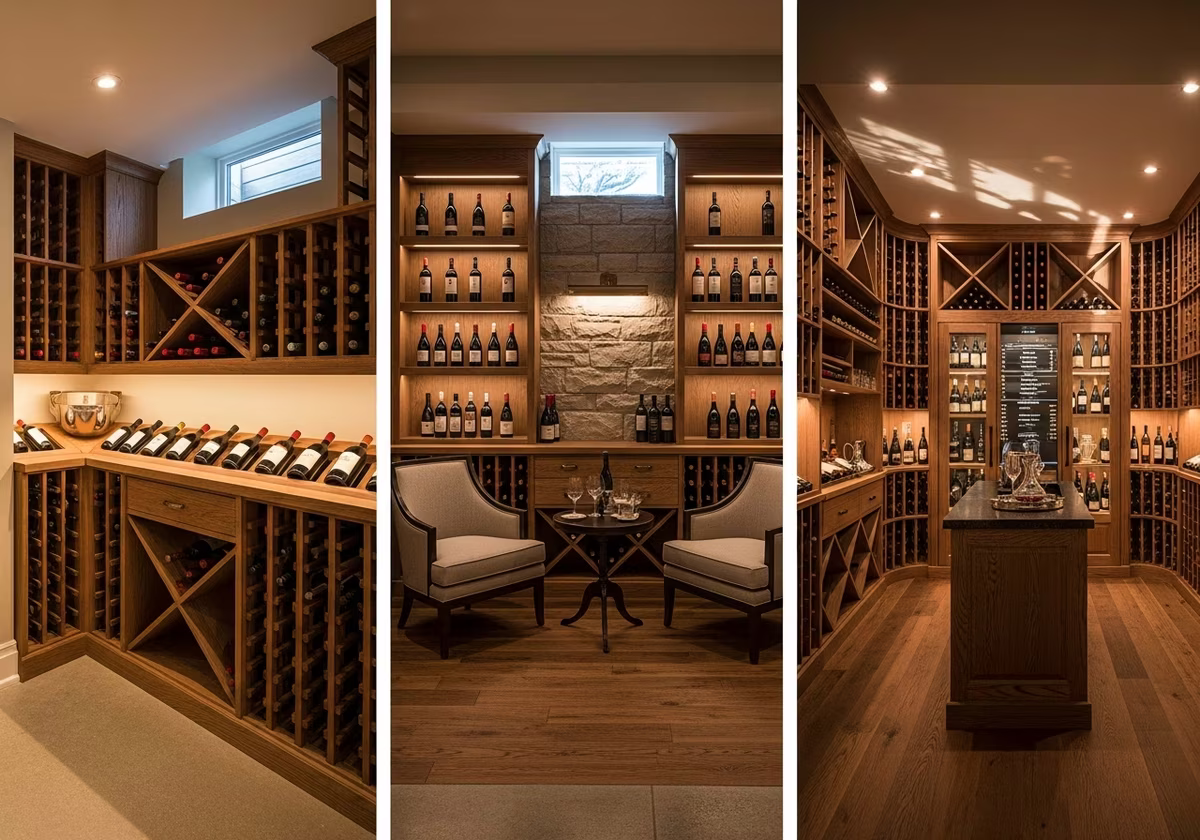 Wine Cellar Capacity Planning — finished result in a Toronto or GTA home by RenoHouse