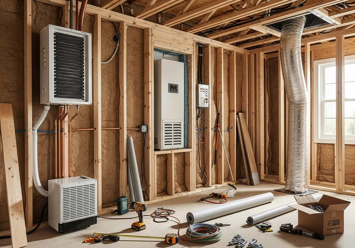 Wine Cellar Cooling Systems — tools and materials staged in a Greater Toronto Area home