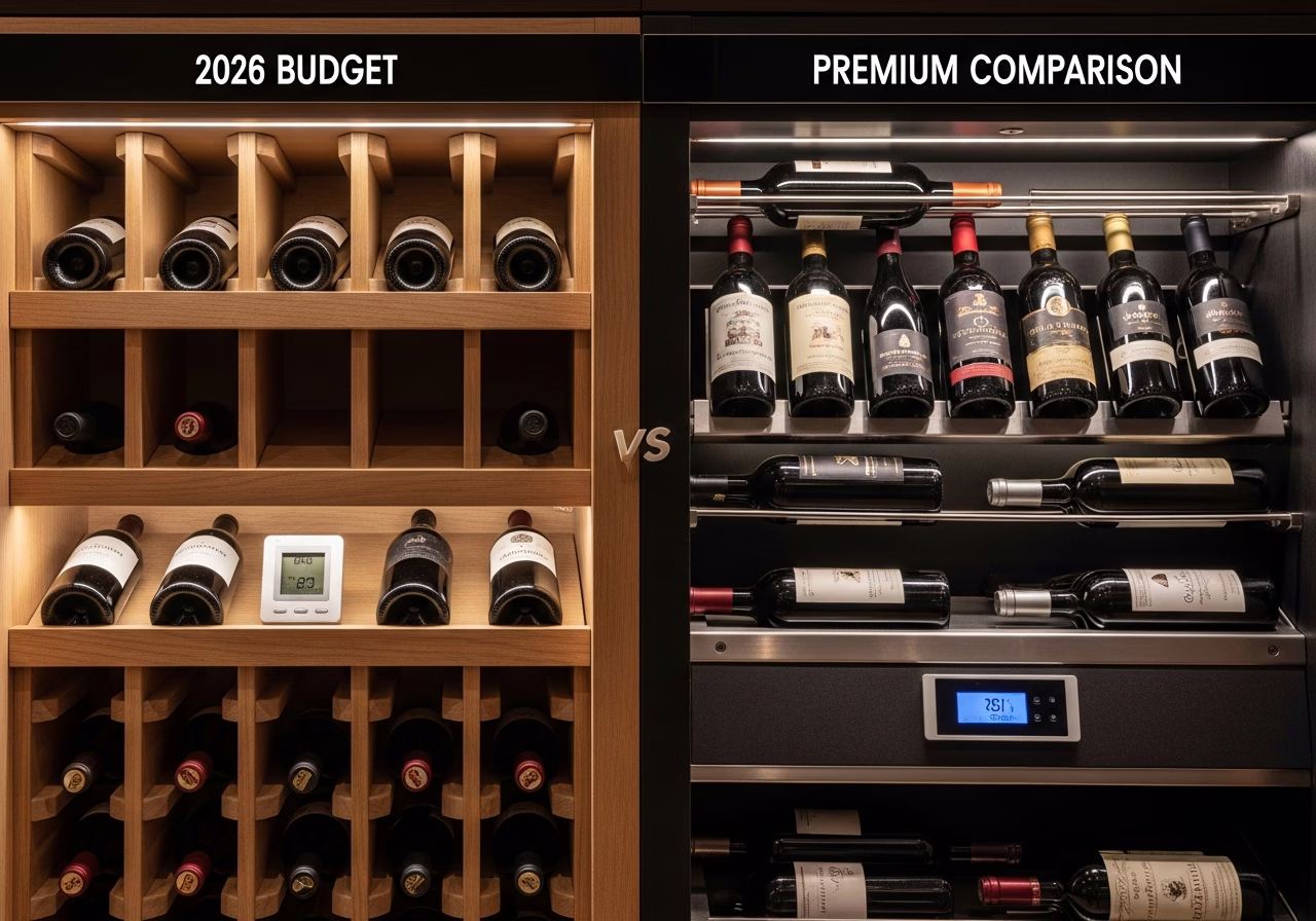 Wine Cellar Renovation โ close-up of professional workmanship in a Toronto-area home