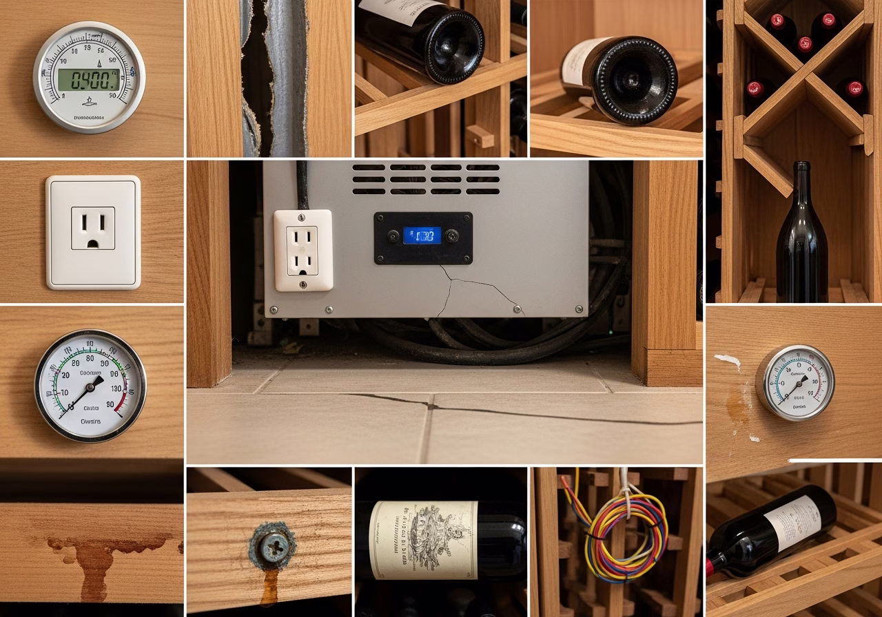 Wine Cellar Installation Mistakes to Avoid β close-up of professional workmanship in a Toronto-area home