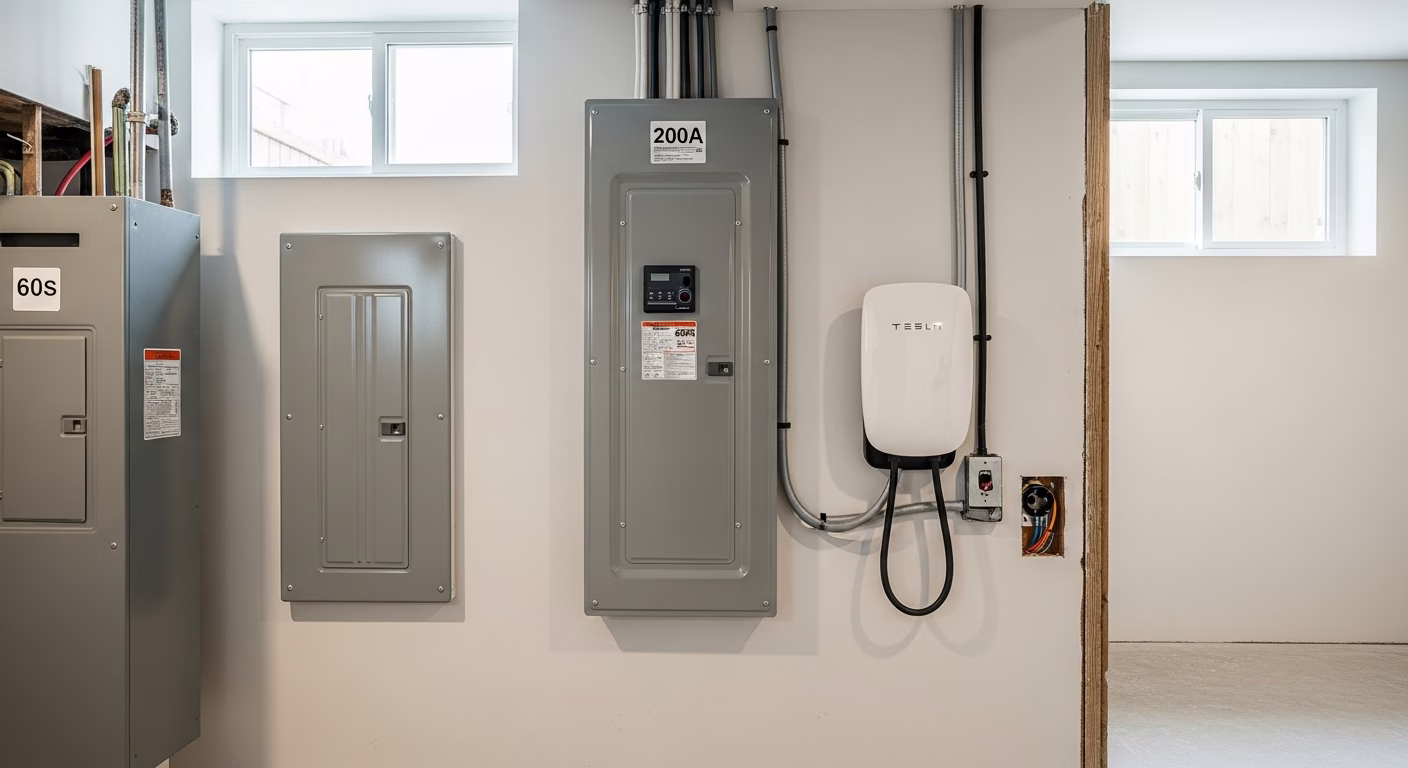 200A Panel Upgrade + EV Charger Installation