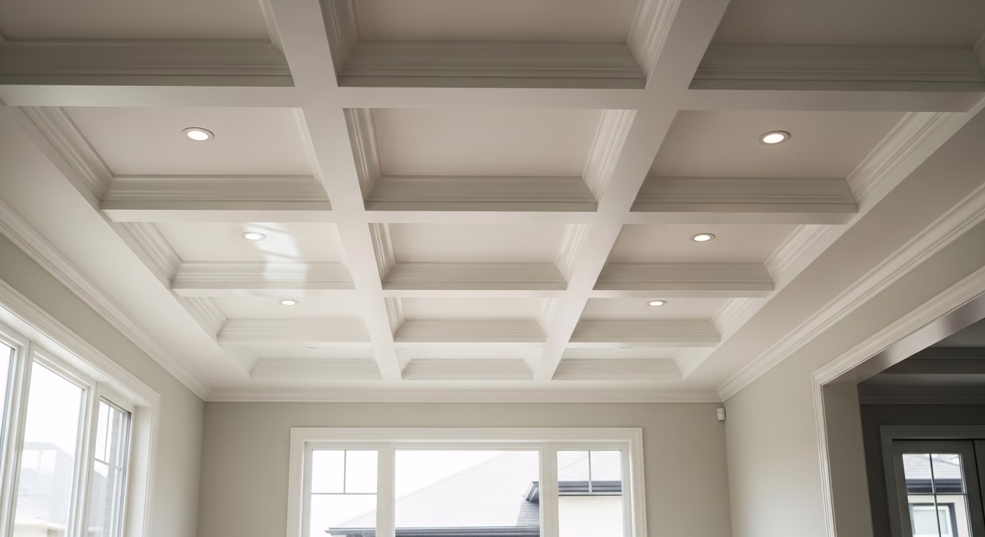 Coffered Ceiling Install