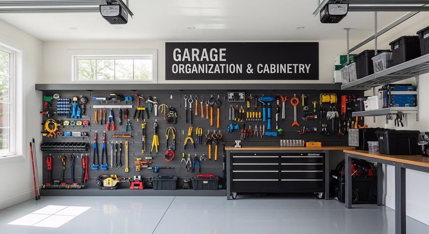Garage Organization & Cabinetry