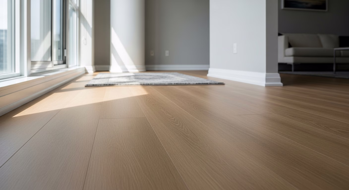Heated Vinyl Plank Installation in Condo