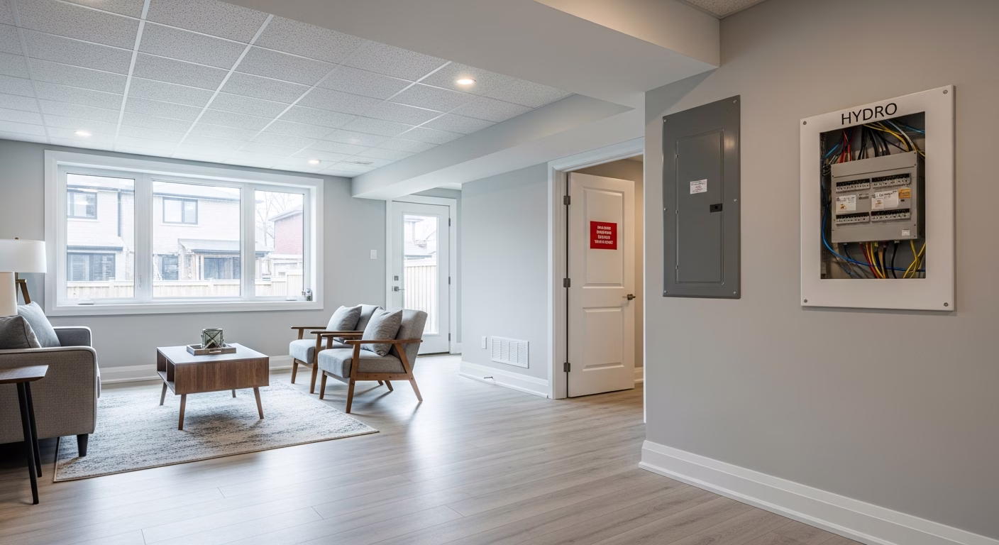 Legal Basement Suite with Second Egress