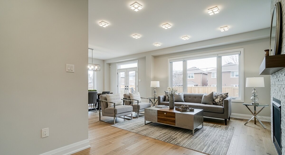 LED Pot Light Installation Throughout Markham Home