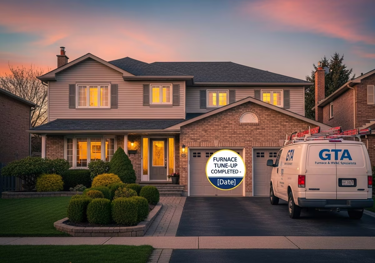 Completed Furnace Tune-Up & Maintenance in Toronto/GTA home