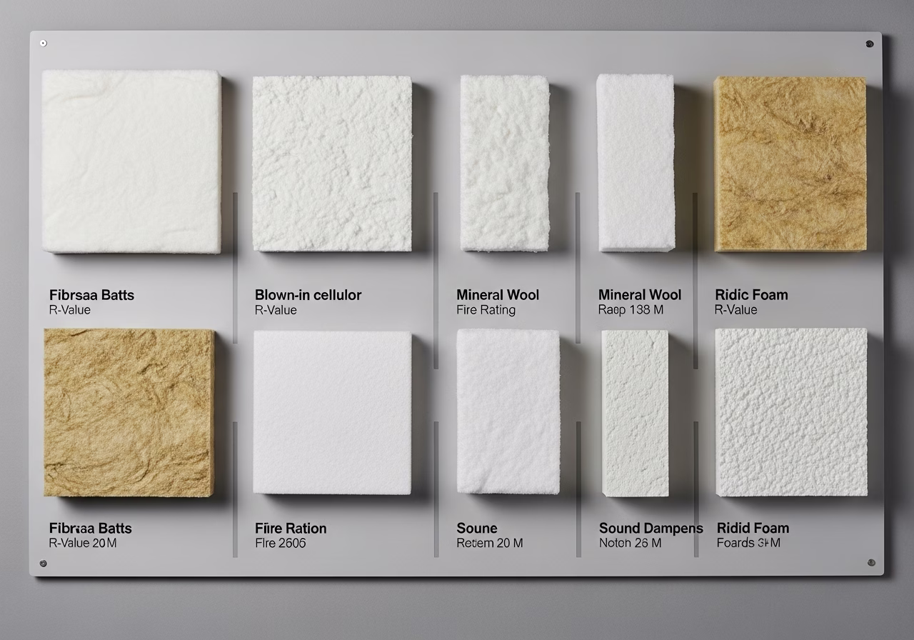 Brand and material comparison for attic insulation installation