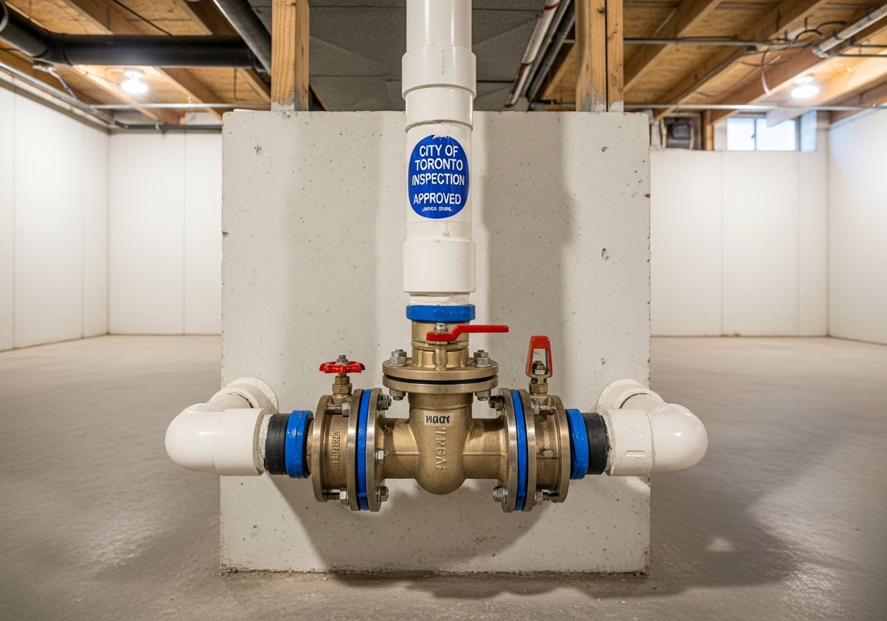 Trusted backflow prevention valve installation contractor for Toronto-area homes