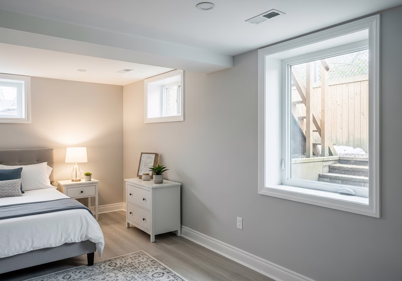Basement Egress Window Installation delivered by RenoHouse — Toronto GTA home services