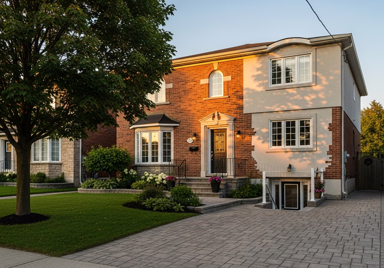 Local home context for basement apartment renovation in Vaughan