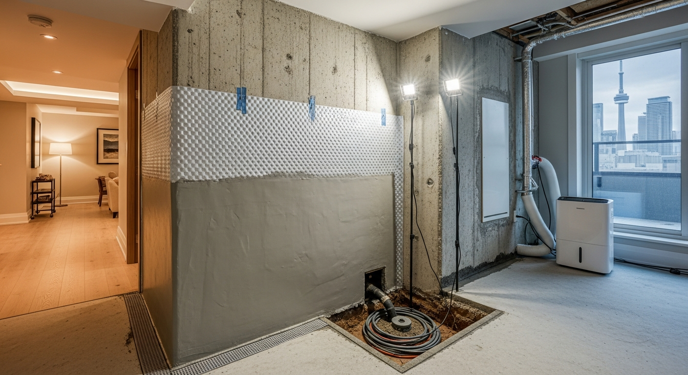 Basement Waterproofing services Toronto GTA