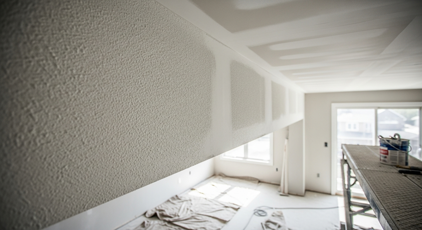 Final result of a california ceiling project at a Ajax residence