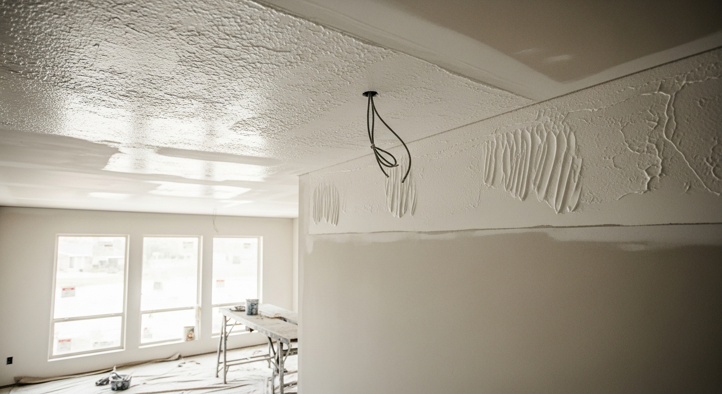 Final result of a california ceiling project at a Aurora residence