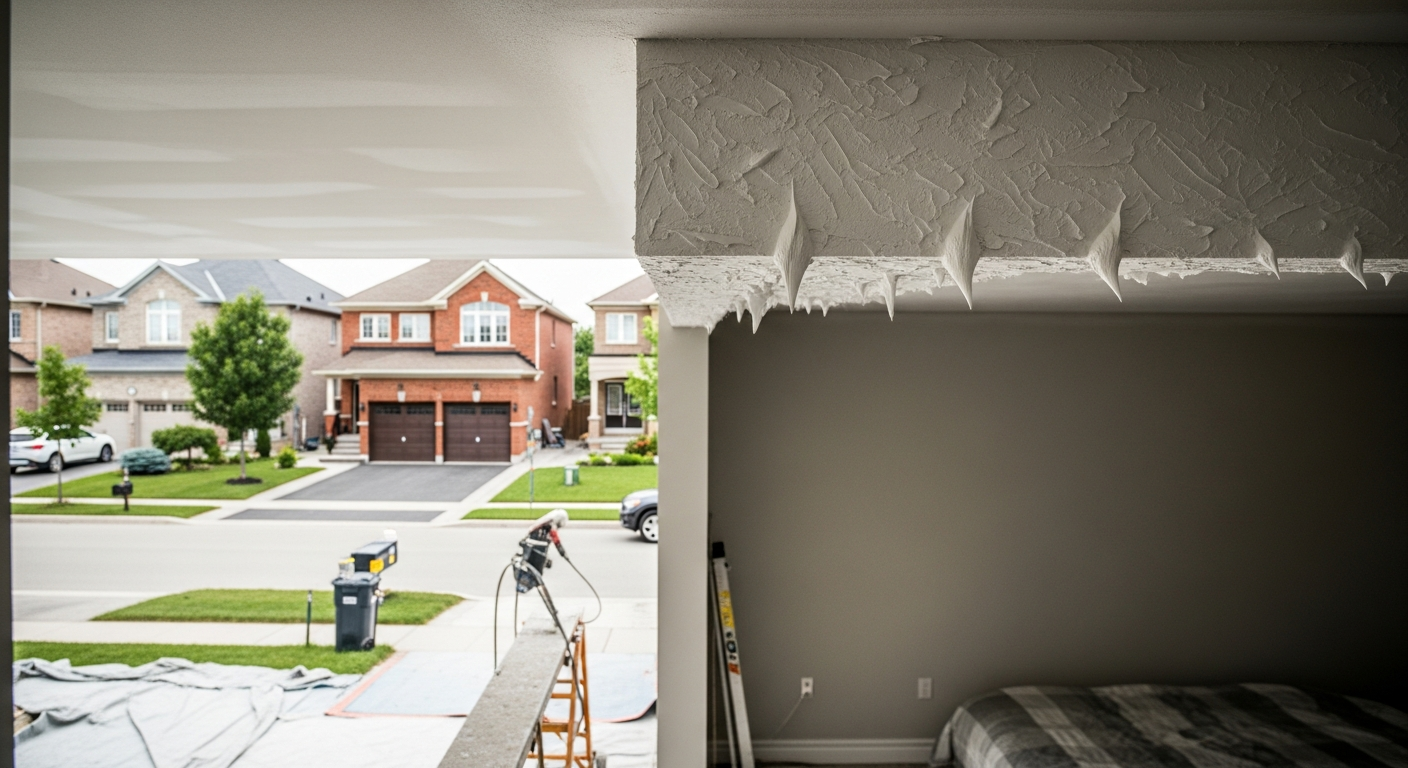 California Ceiling portfolio close-up from a Brampton renovation by RenoHouse