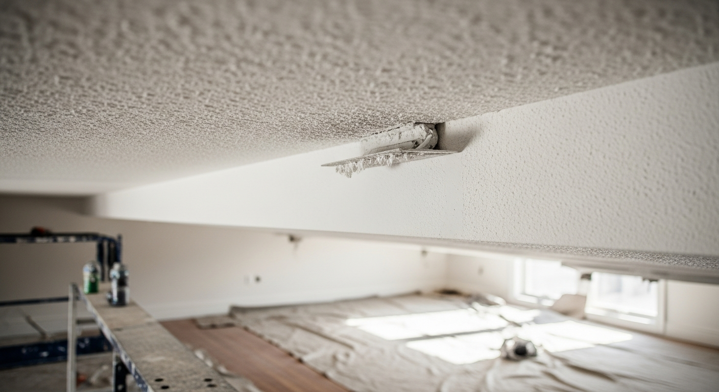 Editorial detail of a Brock california ceiling install — visible quality finish