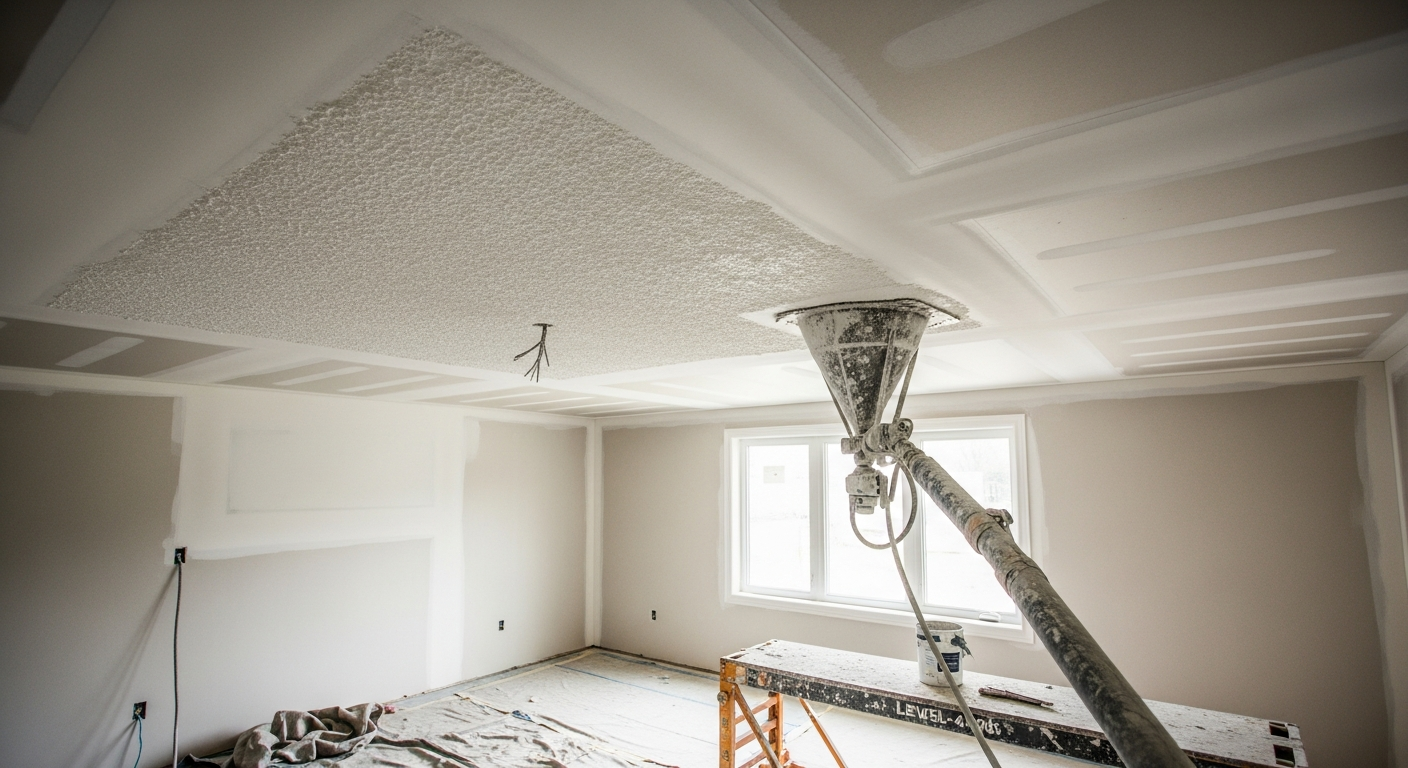 California Ceiling project in Burlington — RenoHouse quality standard completed work