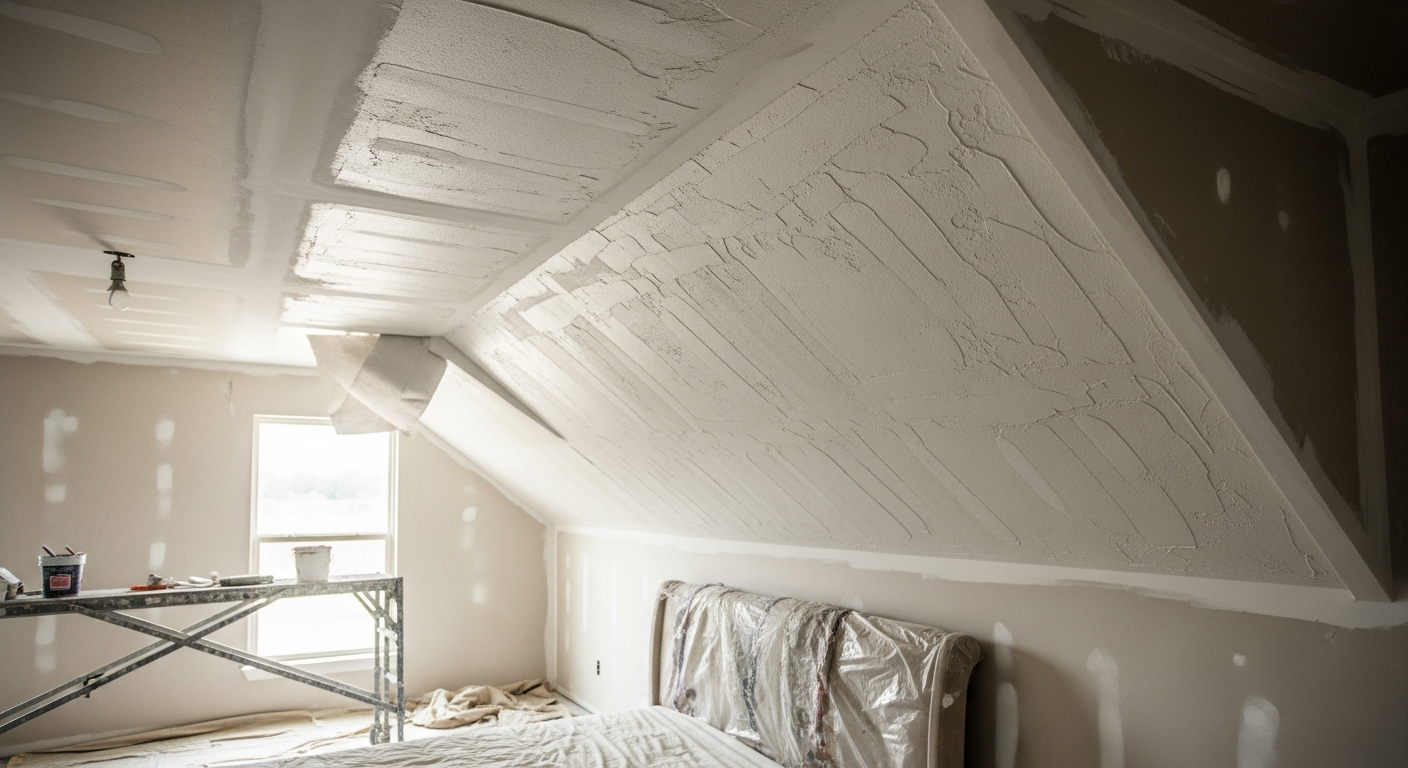 Completed california ceiling work showcasing finishing details in Etobicoke