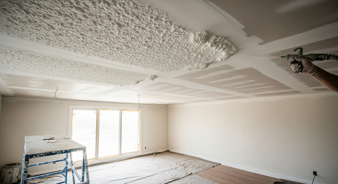 Editorial detail of a Georgetown california ceiling install — visible quality finish