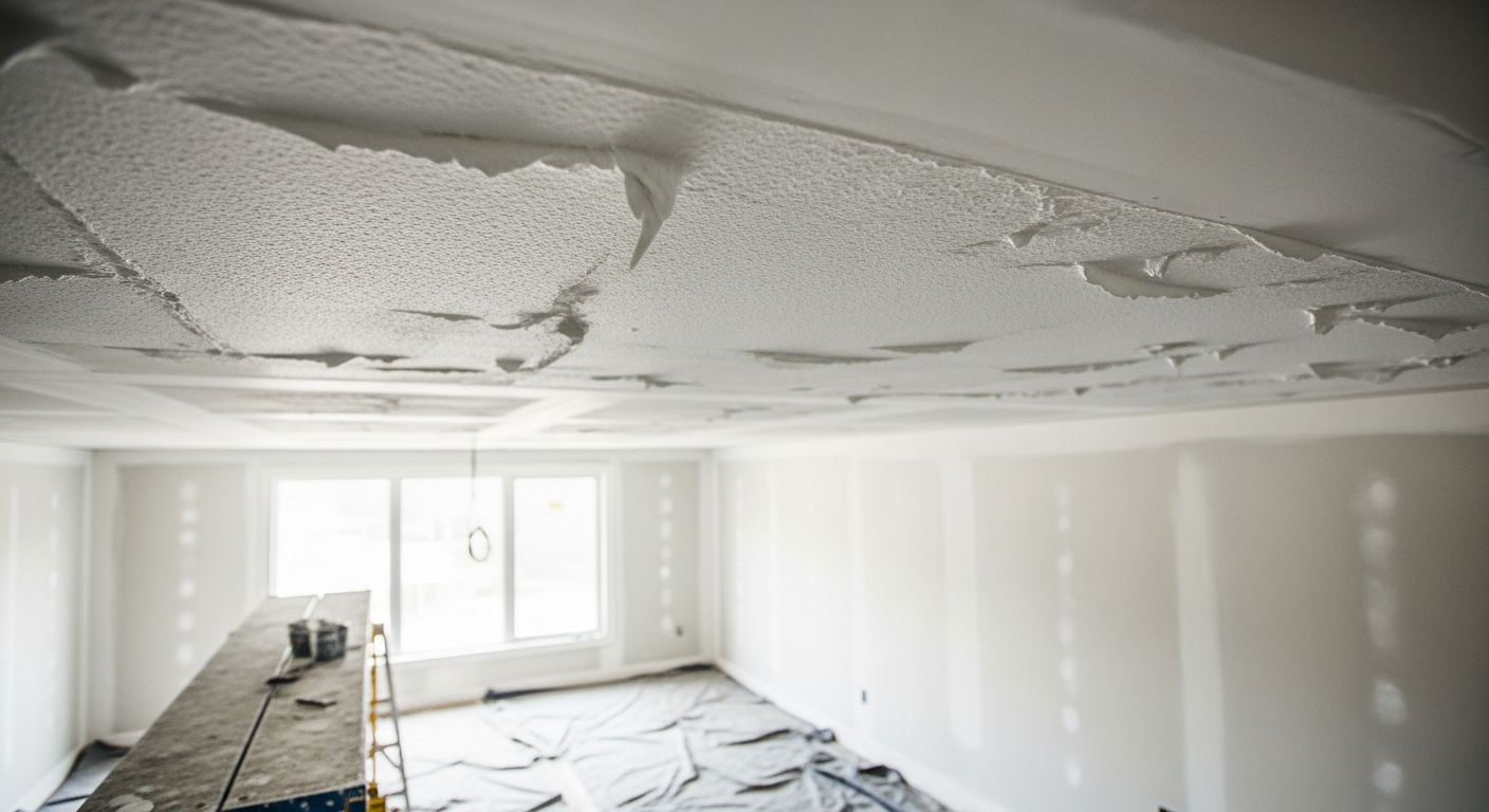 Editorial detail of a Oakville california ceiling install — visible quality finish