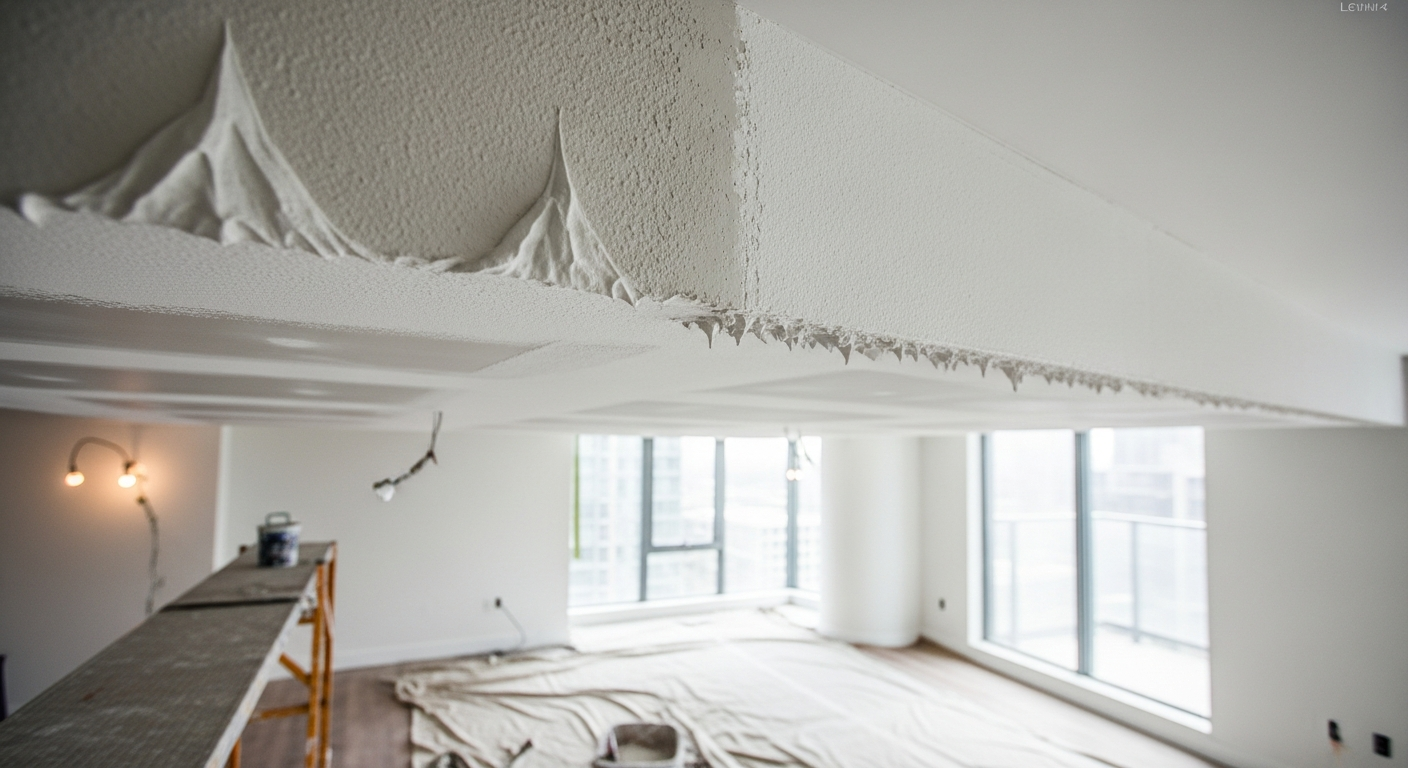 Completed california ceiling work showcasing finishing details in Toronto
