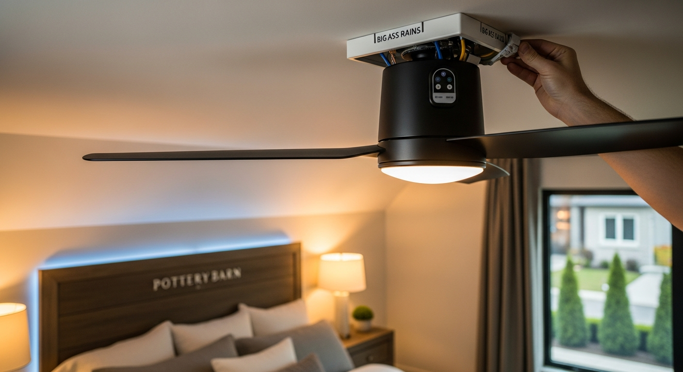 Professional ceiling fan installation project completed by RenoHouse in Markham — quality workmanship guaranteed