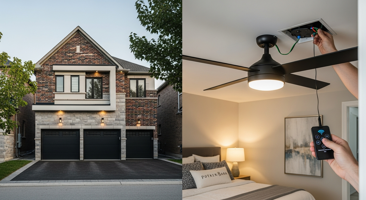 Ceiling Fan Installation project in Milton — RenoHouse quality standard completed work