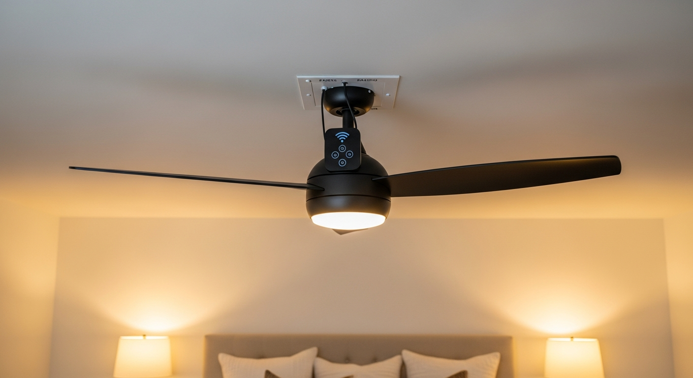 Professional ceiling fan installation project completed by RenoHouse in Scarborough — quality workmanship guaranteed