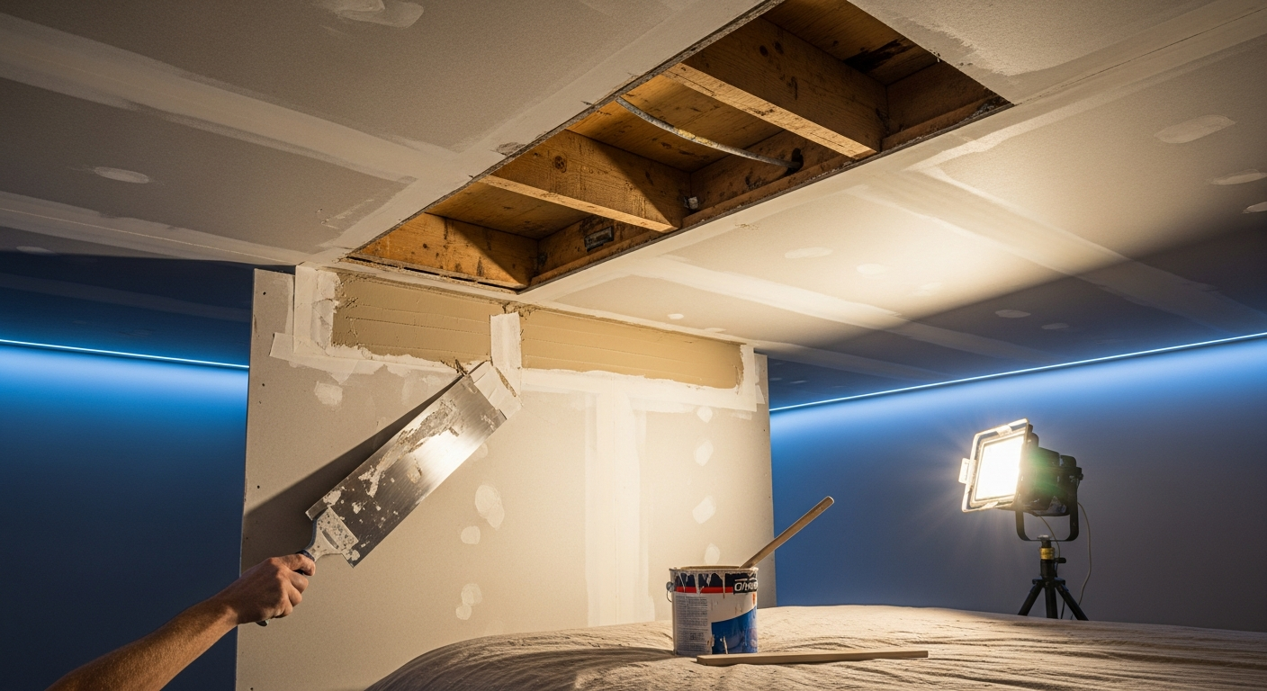 Etobicoke ceiling repair portfolio sample — finished by licensed RenoHouse crew