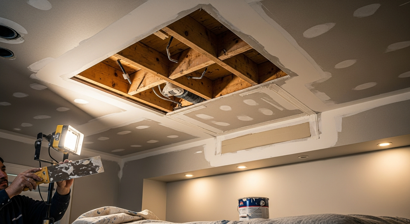 Ceiling Repair project in Georgetown — RenoHouse quality standard completed work