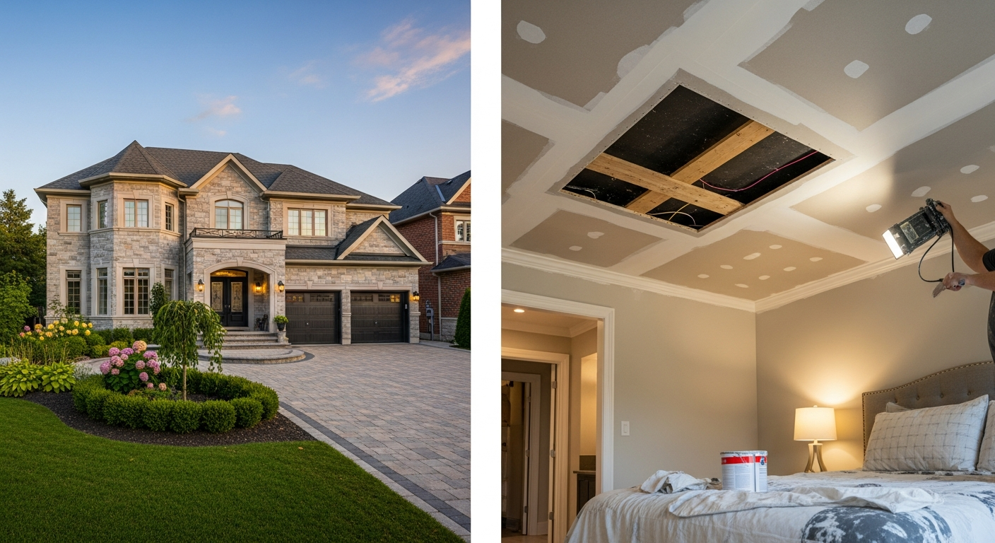Richmond Hill ceiling repair portfolio sample — finished by licensed RenoHouse crew