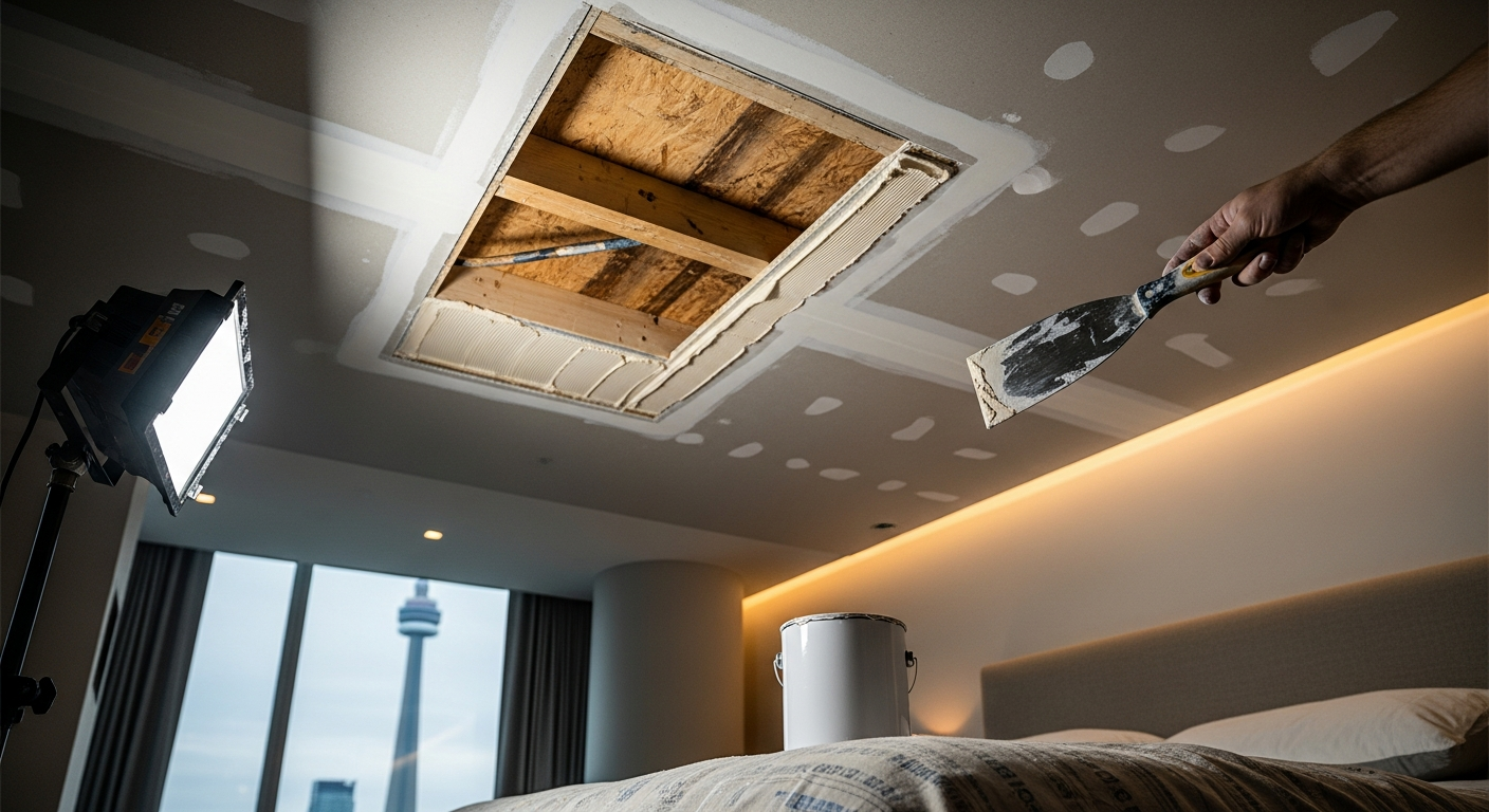 Ceiling Repair project in Toronto — RenoHouse quality standard completed work