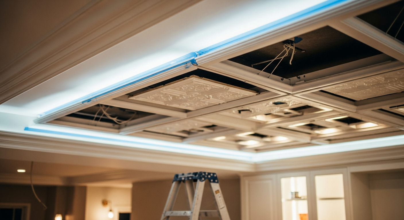 Ceiling Tile Installation & Repair renovation experts — RenoHouse Toronto GTA team