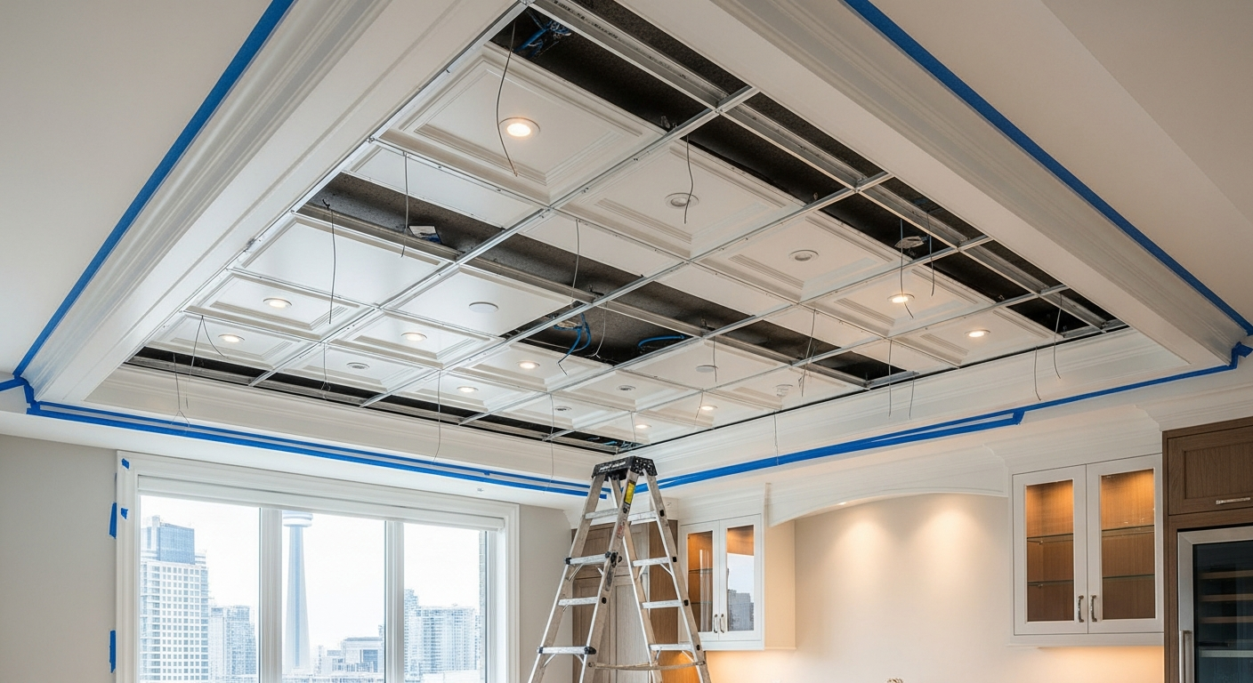 Ceiling Tile Installation & Repair services Toronto GTA