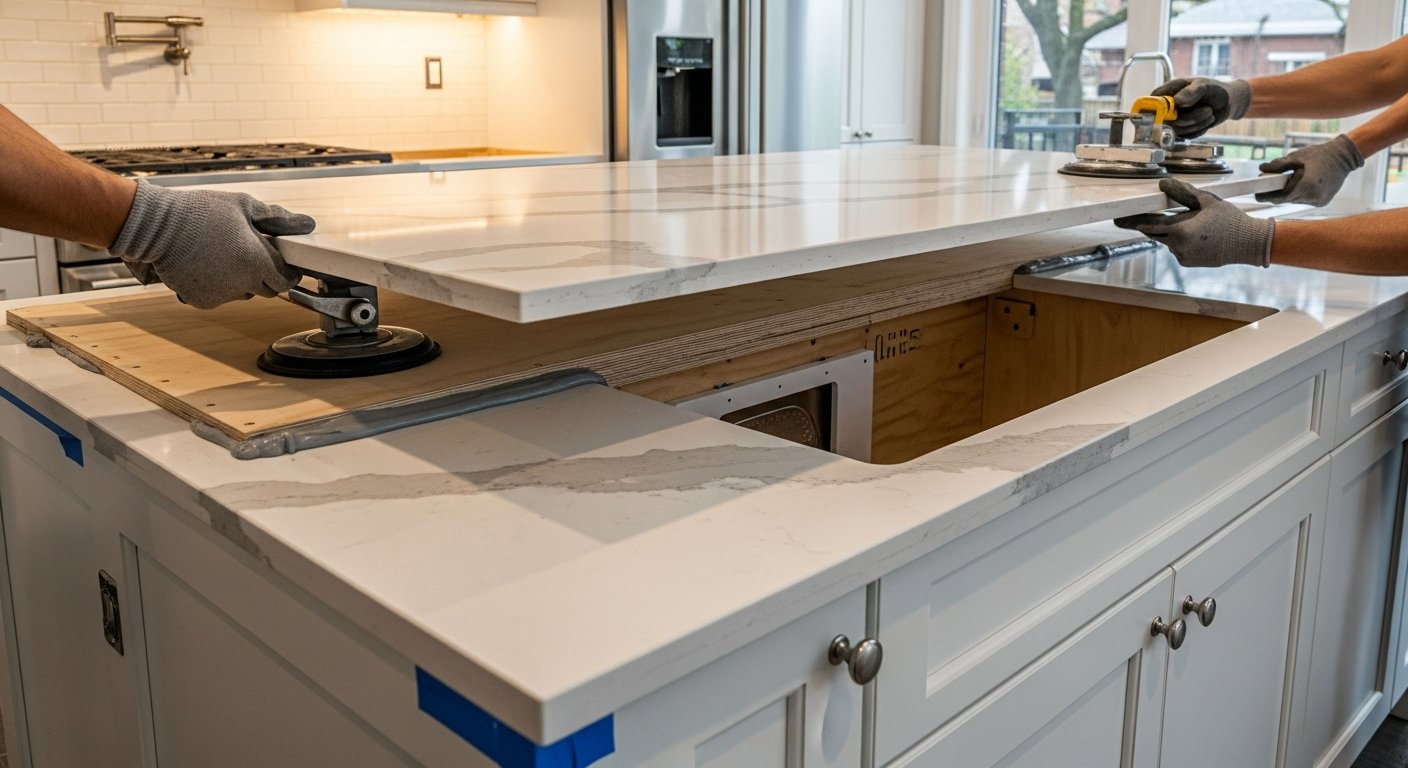Recent North York-area countertop replacement project โ professional finish detail