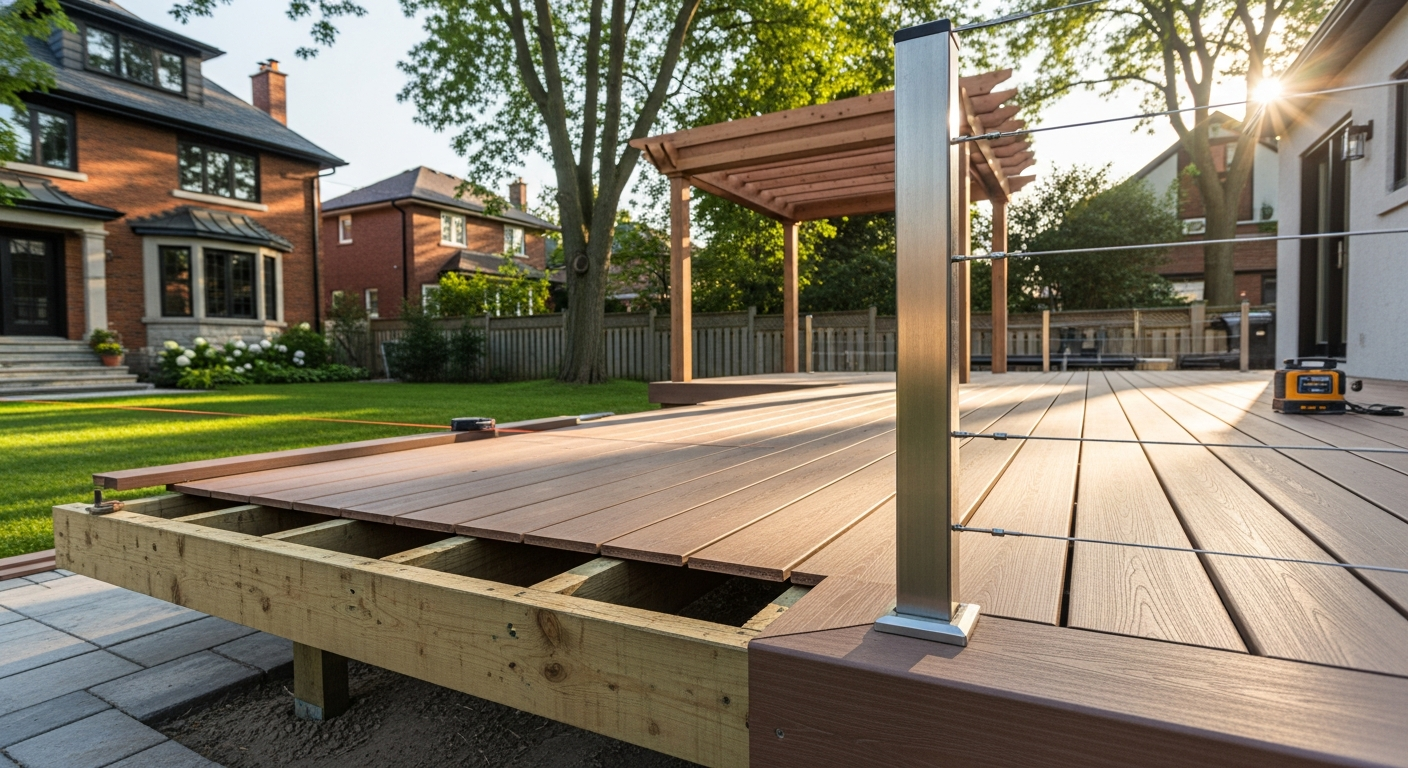 Deck Building & Construction project in Etobicoke — RenoHouse quality standard completed work
