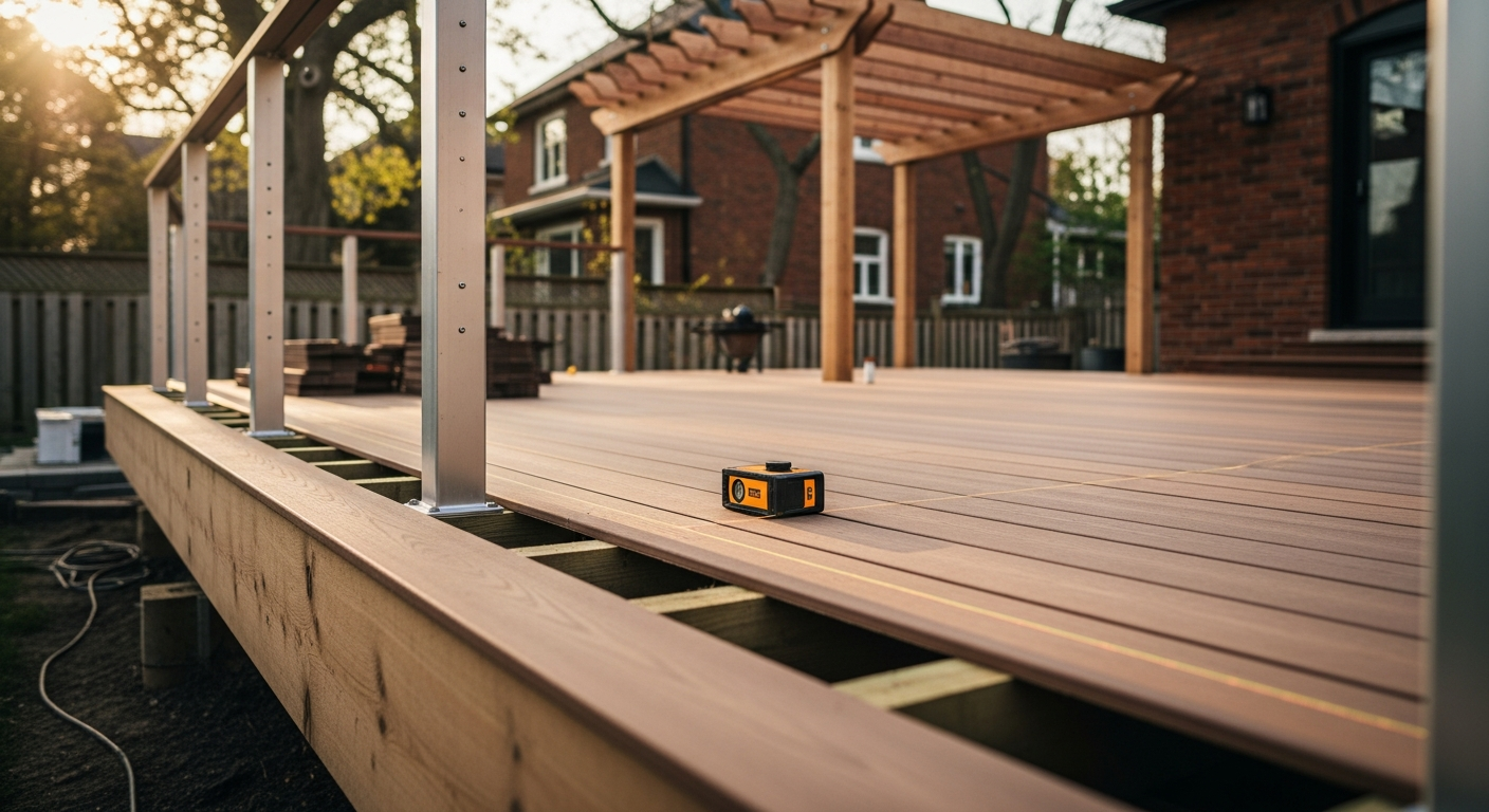 Georgetown deck building & construction portfolio sample — finished by licensed RenoHouse crew
