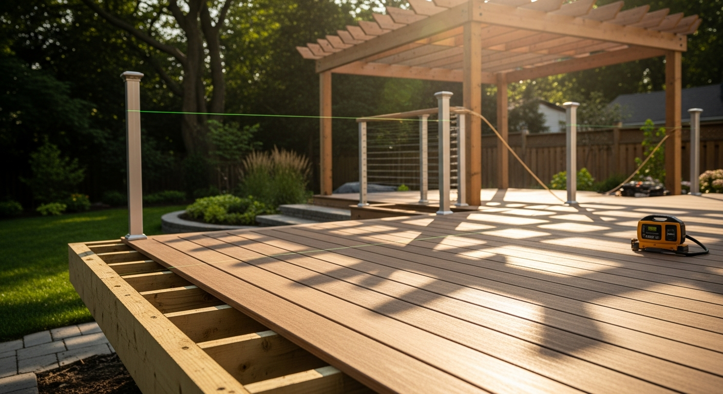 Recent Scarborough-area deck building & construction project — professional finish detail