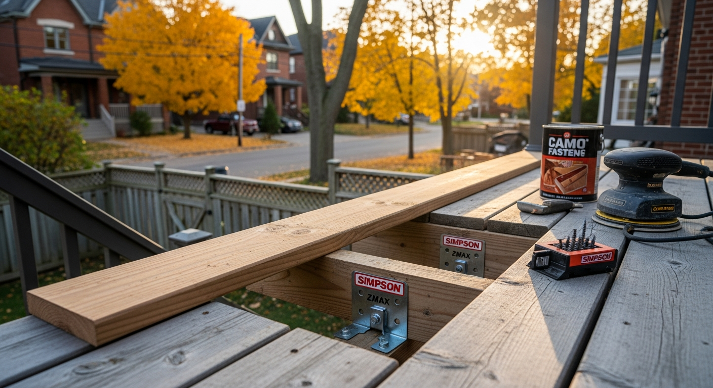 Professional deck repair & restoration project completed by RenoHouse in Georgetown — quality workmanship guaranteed