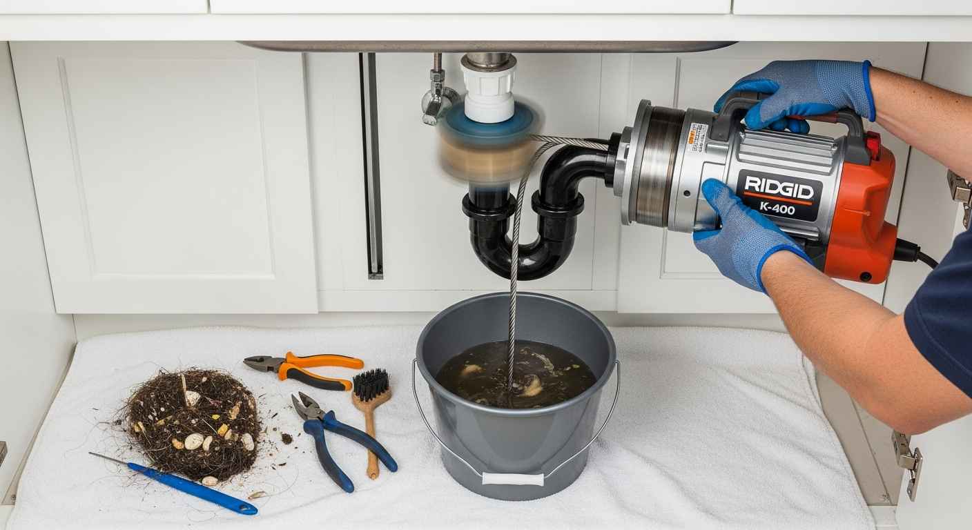 Caledon drain cleaning services portfolio sample — finished by licensed RenoHouse crew