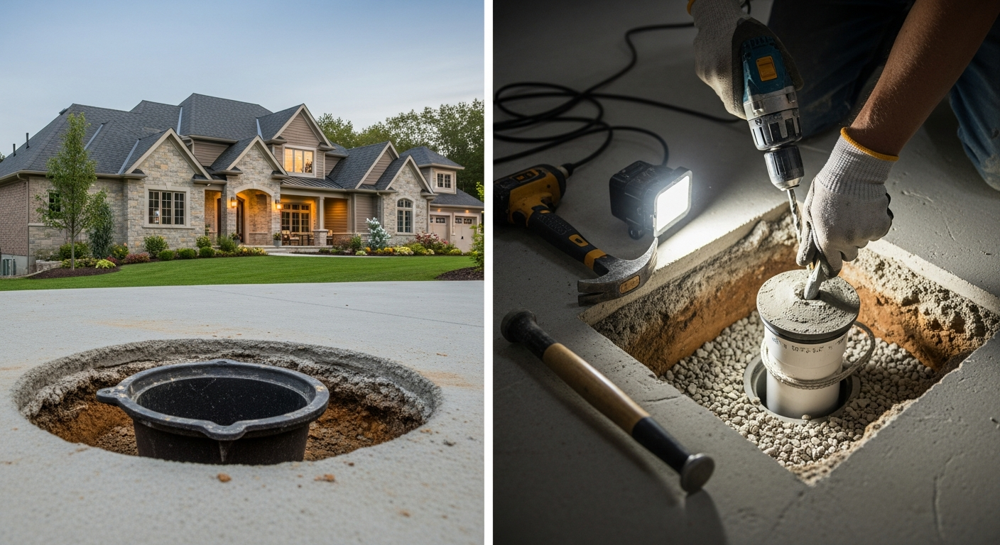 Drain Repair project in Caledon — RenoHouse quality standard completed work
