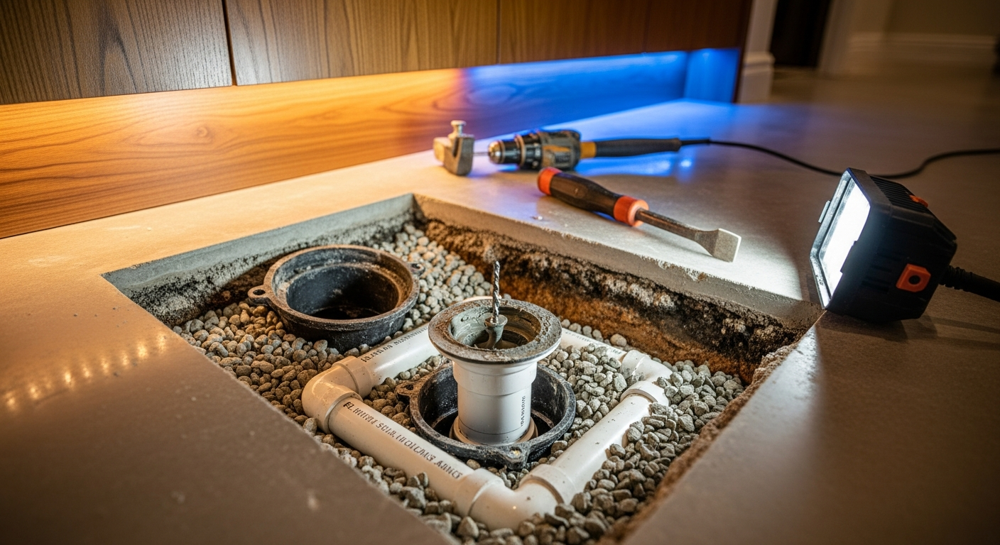 Professional drain repair project completed by RenoHouse in Georgina — quality workmanship guaranteed