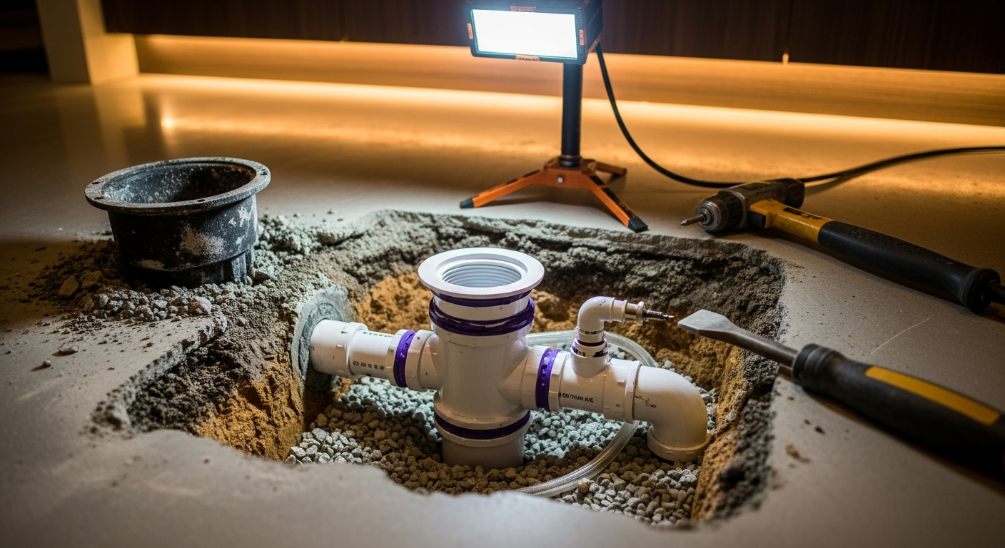 Professional drain repair project completed by RenoHouse in Vaughan — quality workmanship guaranteed