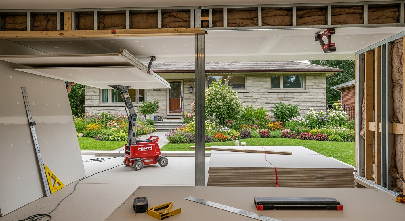 Reliable drywall service across Burlington and surrounding areas
