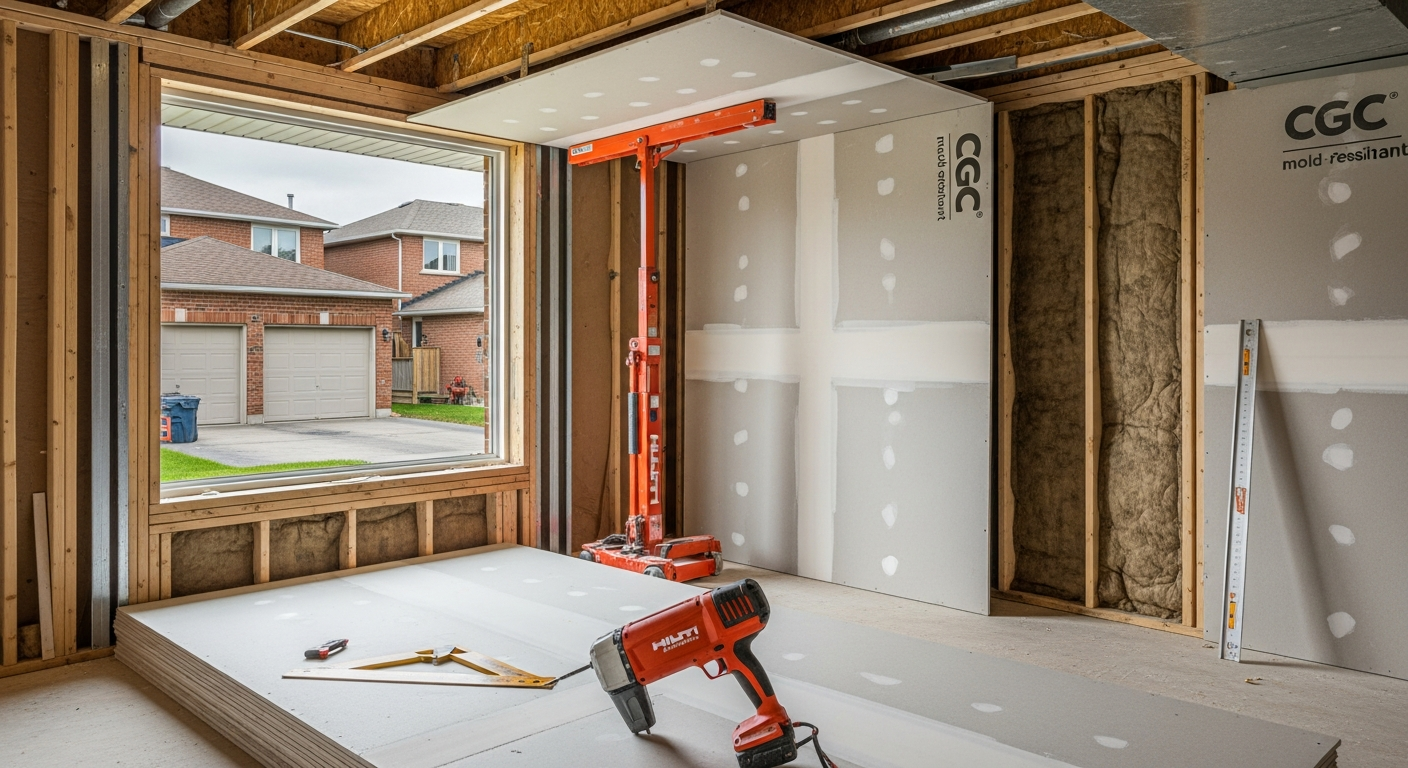 Drywall services in Clarington — professional drywall near me