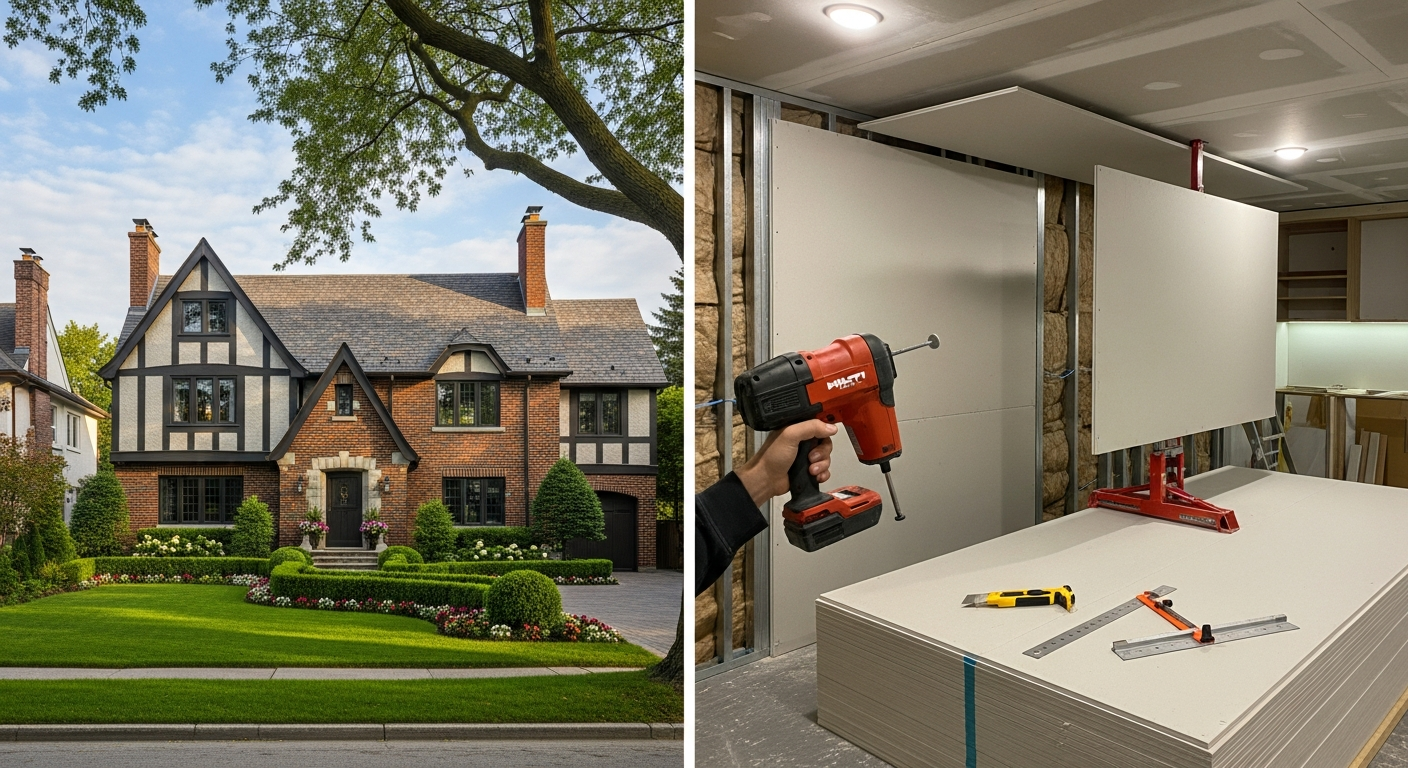 Drywall services in Etobicoke — professional drywall near me