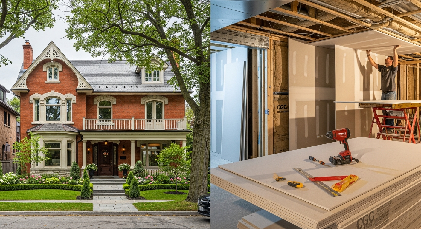 Drywall renovation specialists for Georgetown GTA properties